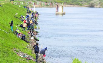 Horgászverseny volt a szentimrei tónál